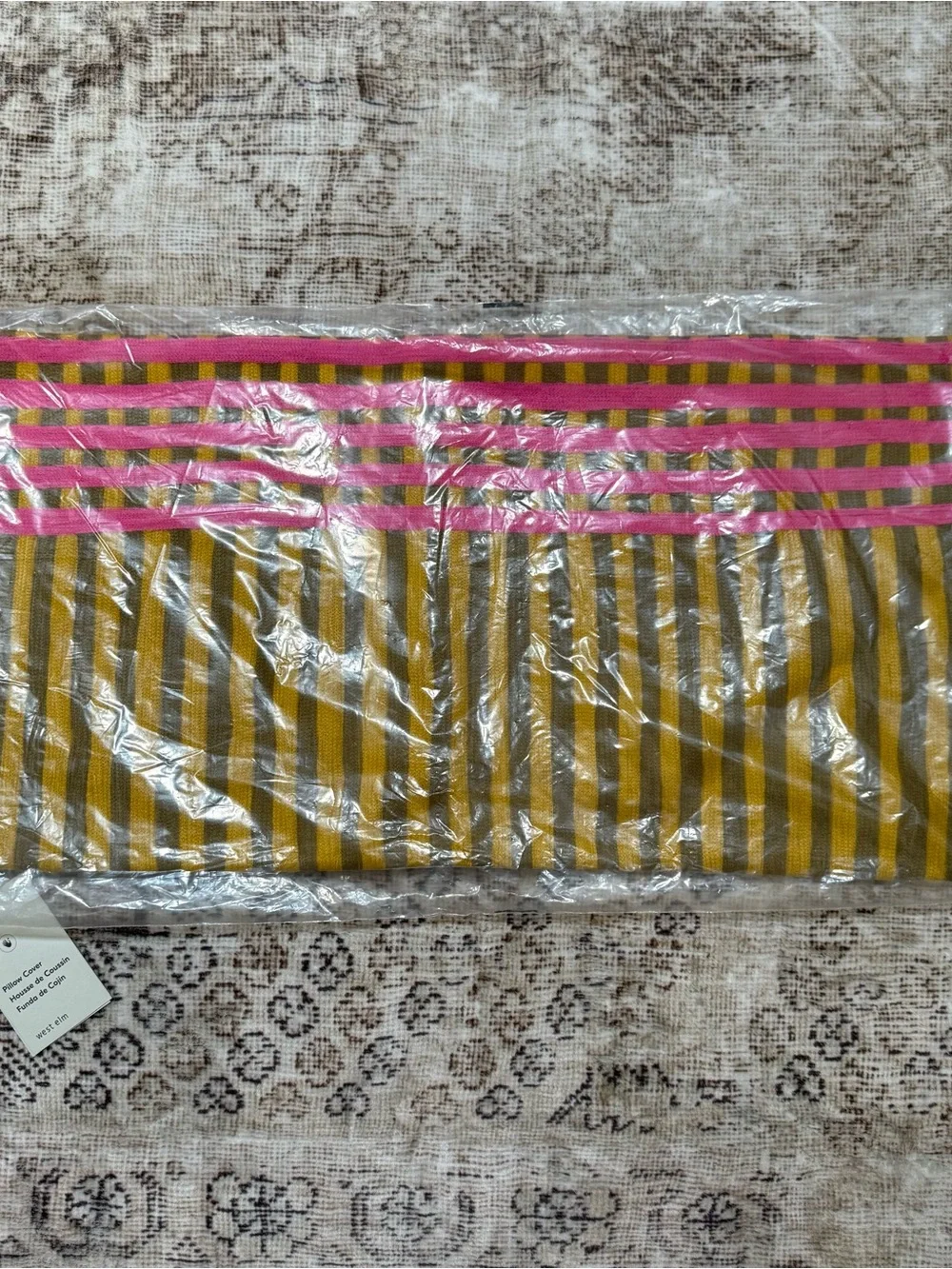 West Elm Modern Grid Pillow Cover - NWT